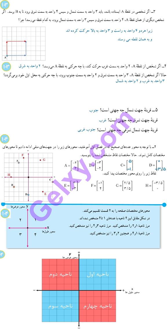 پاسخ فصل 7 ریاضی هفتم  صفحه 15