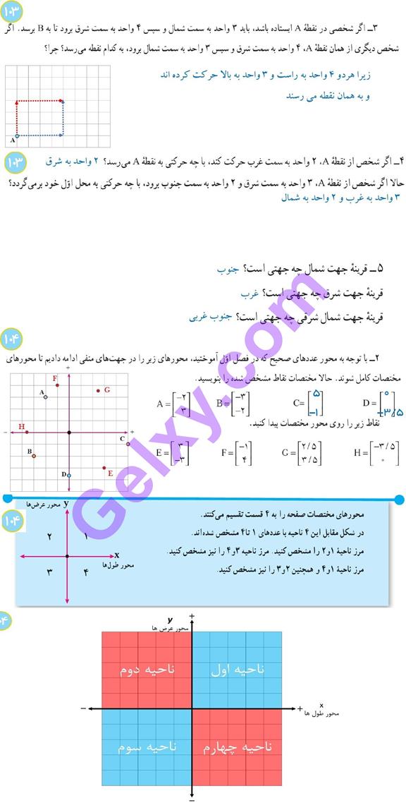 پاسخ فصل هفت ریاضی هفتم  صفحه 15