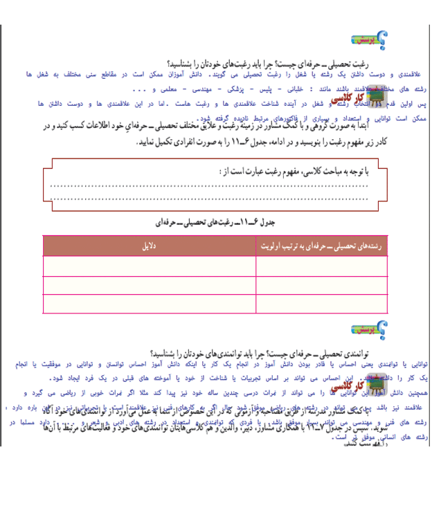 پاسخ پودمان 11 کار و فناوری نهم  صفحه 2