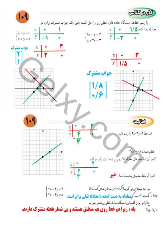 پاسخ فصل 6 ریاضی نهم  صفحه 18