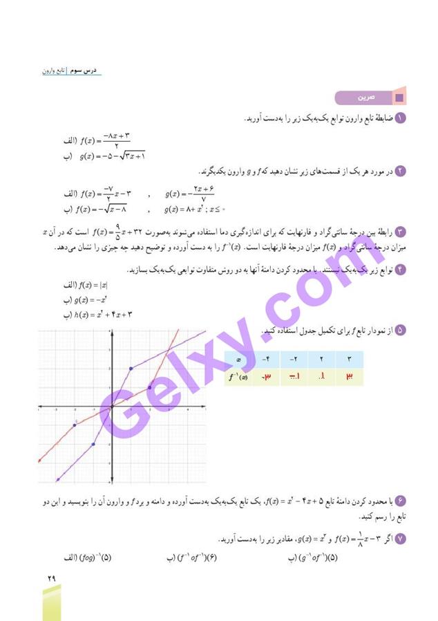 پاسخ فصل 1 ریاضی دوازدهم تجربی صفحه 48
